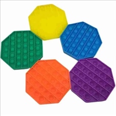 Luminous Octagon Push Pop Bubble Fidget Toy