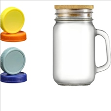 Mason Jar Mugs with Glass Handles