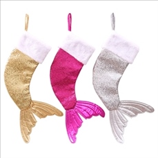 Mermaid Christmas Stockings Candy Socks