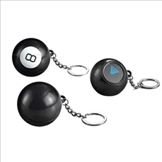 Mini Magic 8 Balls KeyChain for On-the-Go Decision Making