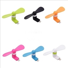 Mini USB Fan Dual With Lightning