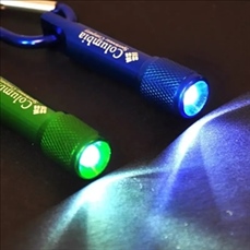 Mini pocket flashlight with keychain