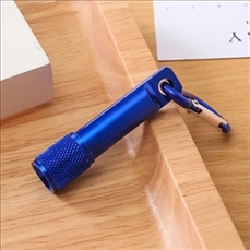 Mini pocket flashlight with keychain