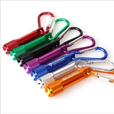 Mini pocket flashlight with keychain