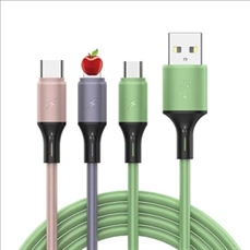 Multi Retractable Fast Charger Cord 3A 3-in-1 USB Cable