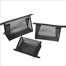 Non-waterproof Lace Toiletry Pouch Mesh Makeup Bag