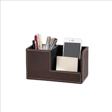 PU Leather Desk Organizer