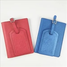 PU Leather Passport Holder and Luggage Tag Set