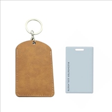 PU Luminous Card Holder Keychain for Access Control