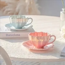 Petal Coffee Cup and Saucer Set