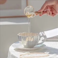 Petal Coffee Cup and Saucer Set