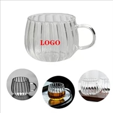 Petal Vertical Stripes Glass Cup