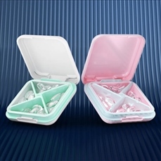 Pill Holder for Purse Waterproof Compact Medicine Organizer