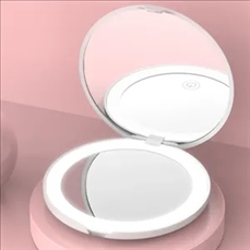 Pocket double-sided makeup mirror