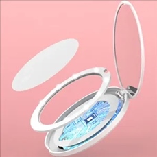 Pocket double-sided makeup mirror