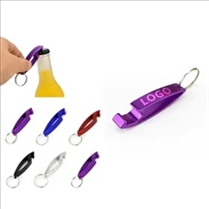 Portable Aluminum Alloy Bottle Opener Keychain