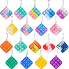 Push Bubble Fidget Sensory Toy With Buckle