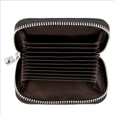 RFID Anti-theft Head Leather Card Bag