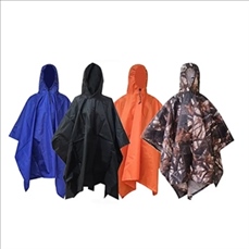 Rain Poncho - Hiking Pack Cover Waterproof Raincoat