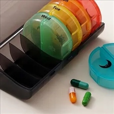 Rainbow Weekly Pill Case