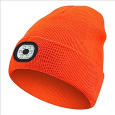 Rechargeable Unisex Beanie Hat with The Light