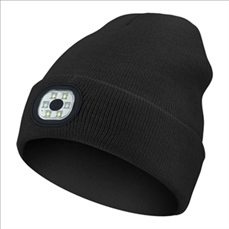 Rechargeable Unisex Beanie Hat with The Light
