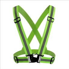 Reflective Adjustable Safety Cycling Bike Vest Belt