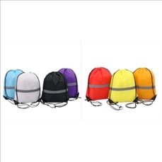 Reflective Drawstring Backpack