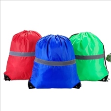 Reflective Drawstring Backpack