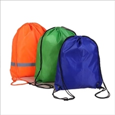 Reflective Drawstring Backpack