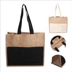Reusable Grocery Imitation Jute Tote Bags