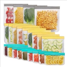 Reusable Storage Freezer Food Bags