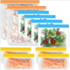 Reusable Storage Freezer Food Bags