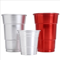 Reusable16 oz aluminum cups
