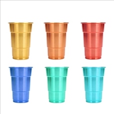 Reusable16 oz aluminum cups