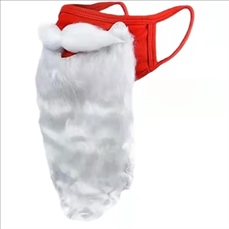 Santa Beard Mask Costume for Christmas