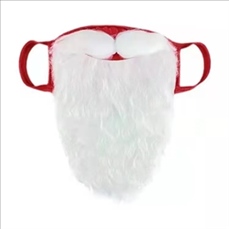Santa Beard Mask Costume for Christmas