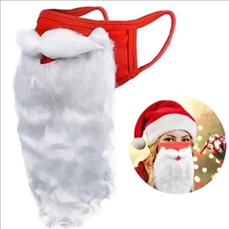 Santa Beard Mask Costume for Christmas