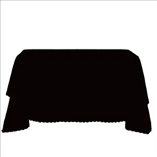 Serged Closed-Back Table Throw - 8'