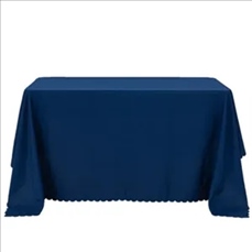 Serged Closed-Back Table Throw - 8'