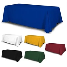 Serged Closed-Back Table Throw - 8'