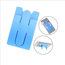 Silicone phone wallet with stand