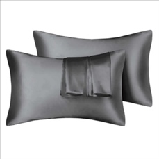 Silk Satin Pillowcase 2 Pack, Standard/Queen /King Size