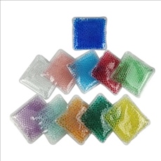 Small Aqua Bead Hot Cold Pack
