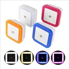 Smart Square LED Auto Night Light Plug-In Bedside Glow