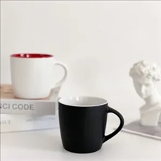 Solid Color Printed Cartoon Mug