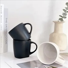 Solid Color Printed Cartoon Mug