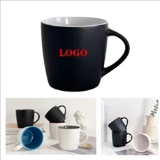 Solid Color Printed Cartoon Mug