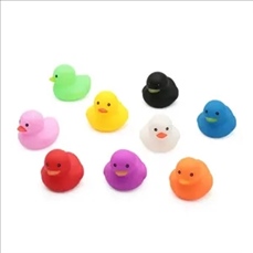 Squishy Colorful Duck Safe Bath & Beach Toy for Babies