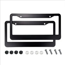 Stainless Steels License Plate Frame &Car Tag Holder